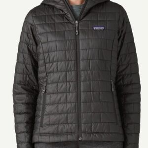 Patagonia Black Puffer Jacket Lightweight Insulated Hooded